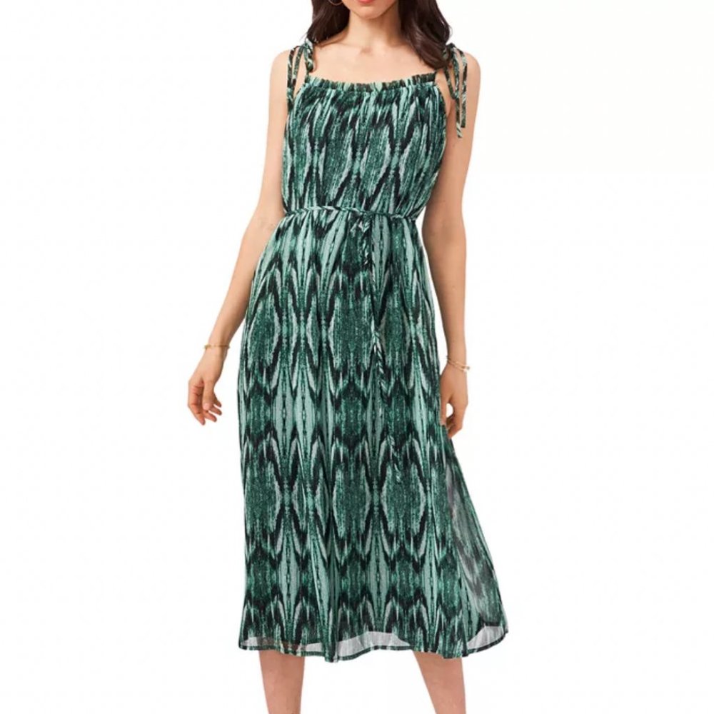 NWT Vince Camuto M Rainforest Texture Dress